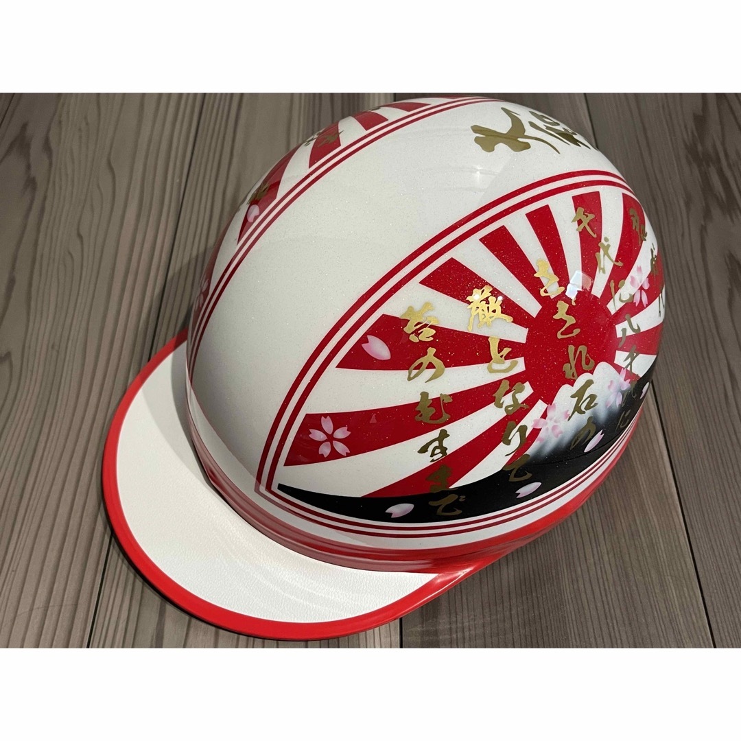 七色ラメ 富士日章 コルク半 ヘルメット 旧車會 暴走族の通販 by paint