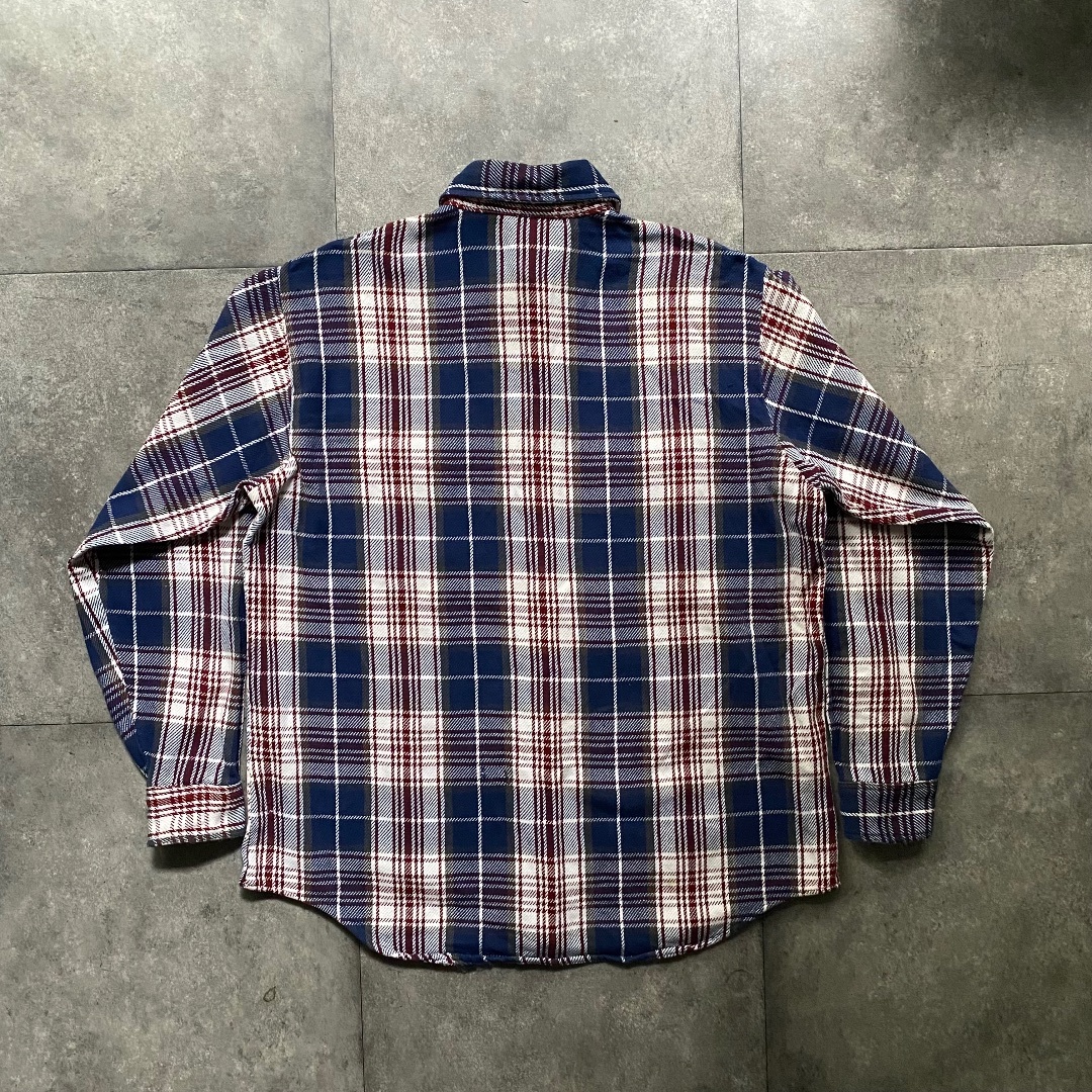 J.C.PENNEY - 70s bigmac ビックマック ヘビーネルシャツ ネイビー