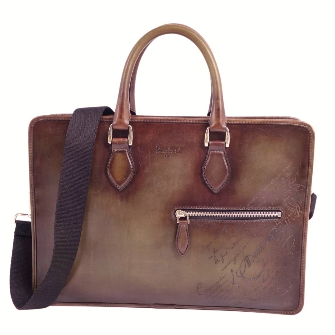 BERLUTI - 美品 ベルルッティ Berluti バッグ 2way ブリーフケース