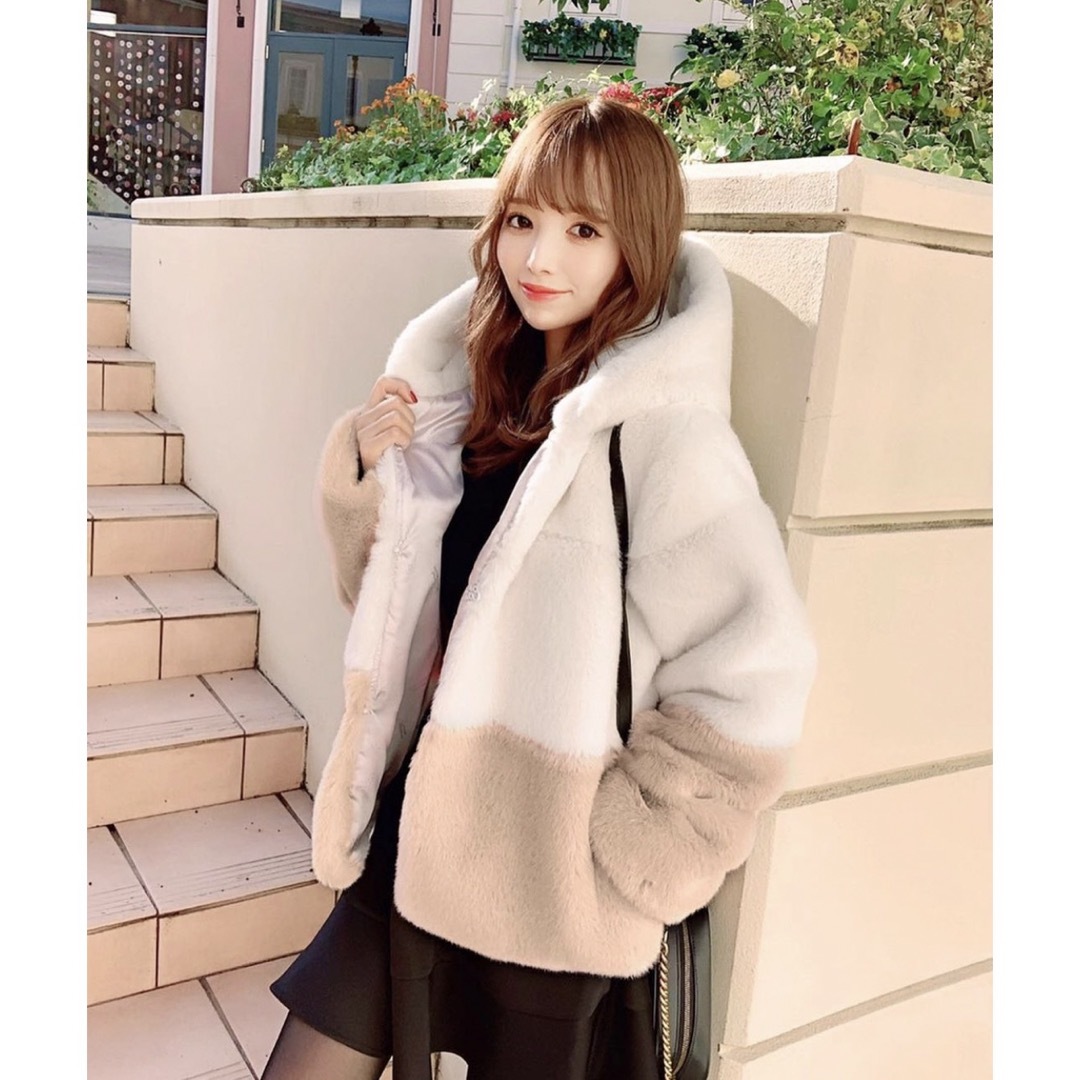 michellMacaron - ミシェルマカロン/ファーコートの通販 by S-aya*'s