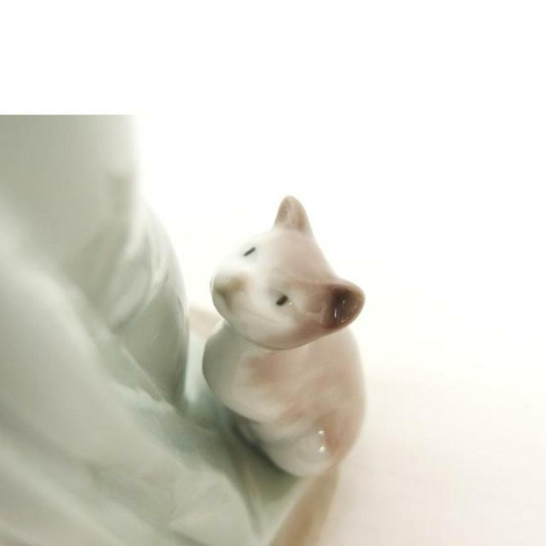 LLADRO リヤドロ 陶器 置物 人形 フィギュリン 少女 猫/少女ト猫/私