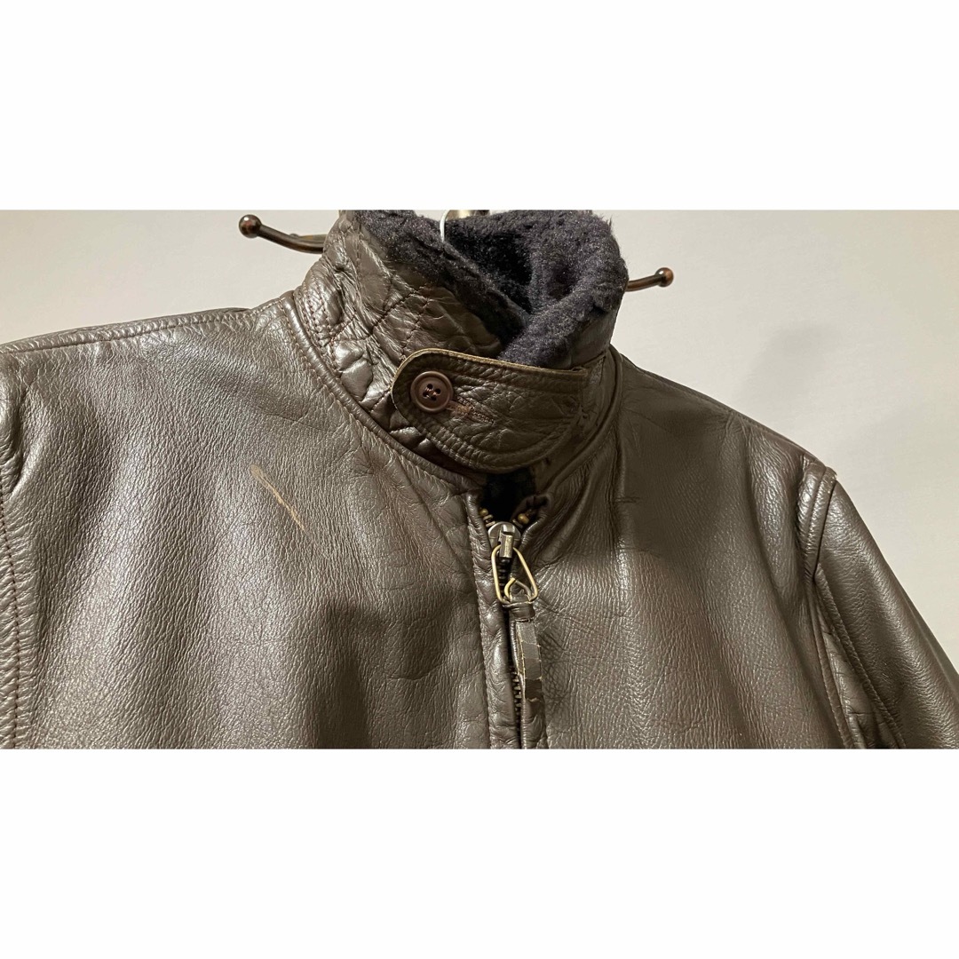 USミリタリー USN G1本革 フライトジャケット レザージャケット 42の