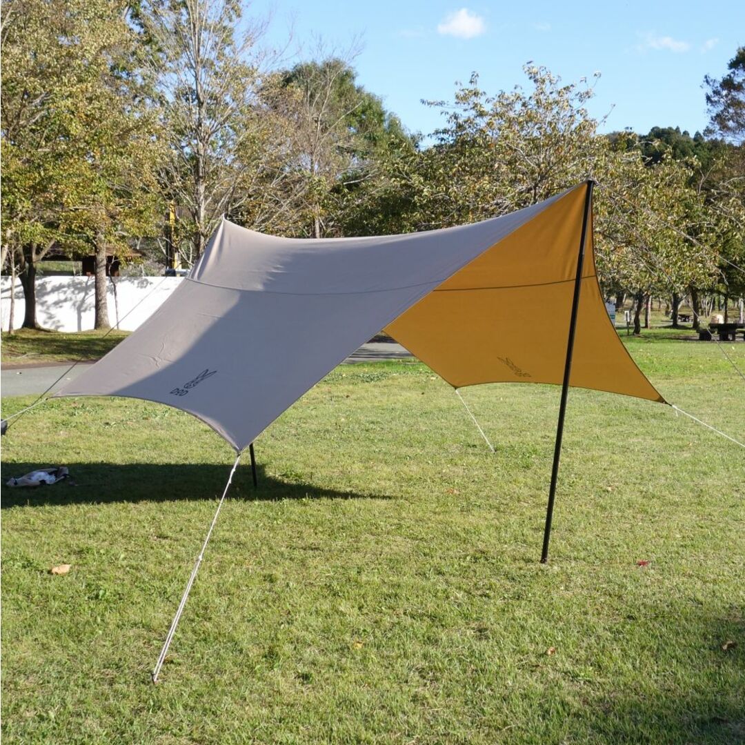 美品 ディーオーディー DOD ALL RIGHT TARP ヘーキサタープ TT5-582-TN