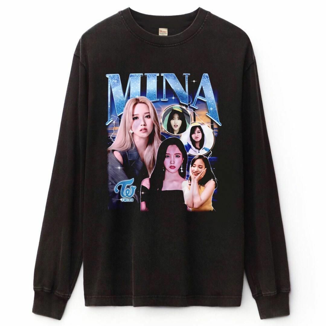 TWICE ミナ ロンT rap hiphop musicの通販 by yutete ｜ラクマ