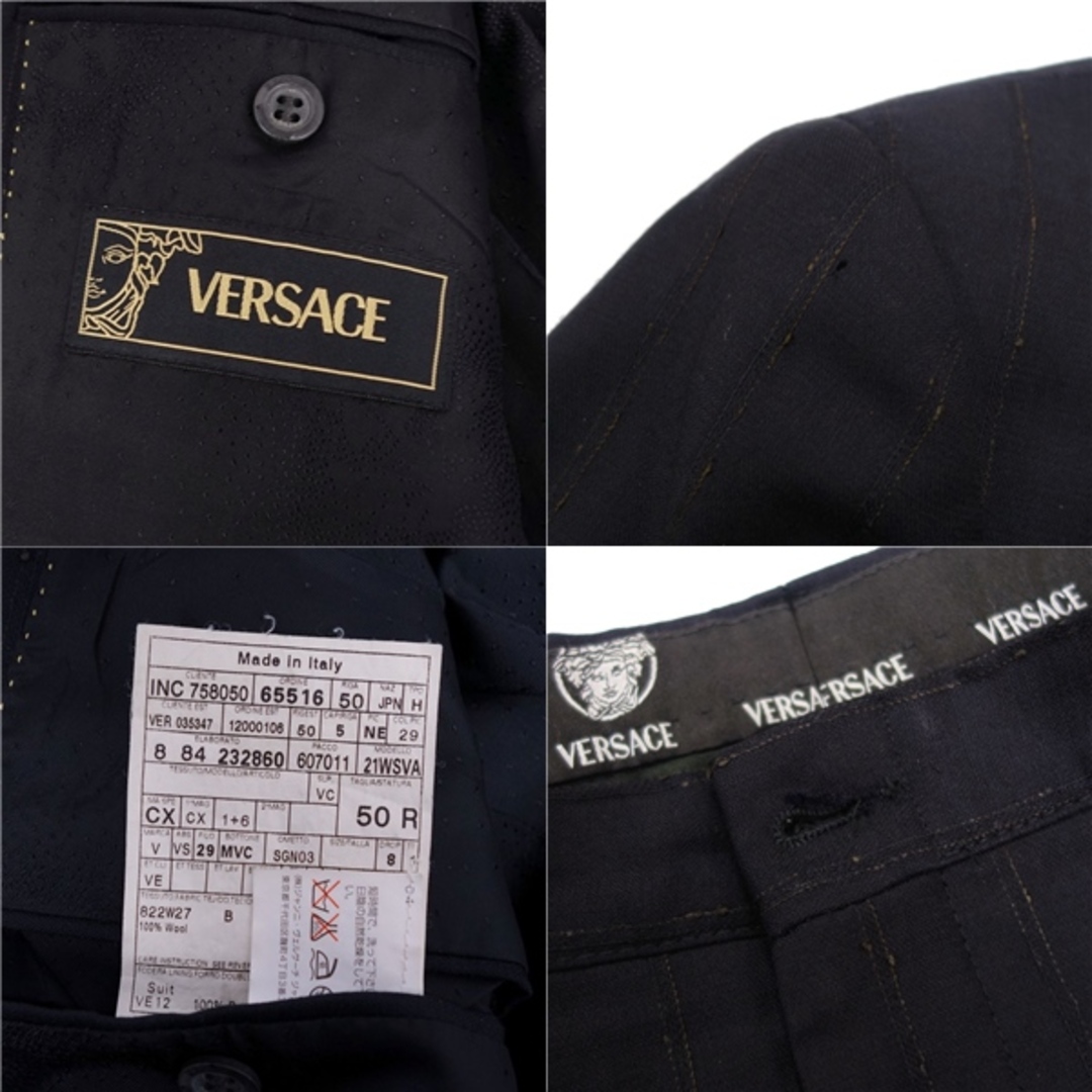 VERSACE - ヴェルサーチ VERSACE セットアップ スーツ ストライプ