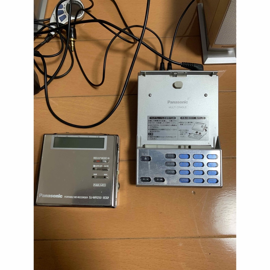 ◇ジャンク品◇ Panasonic ポータブルMDレコーダー SJ-MR250の通販 by