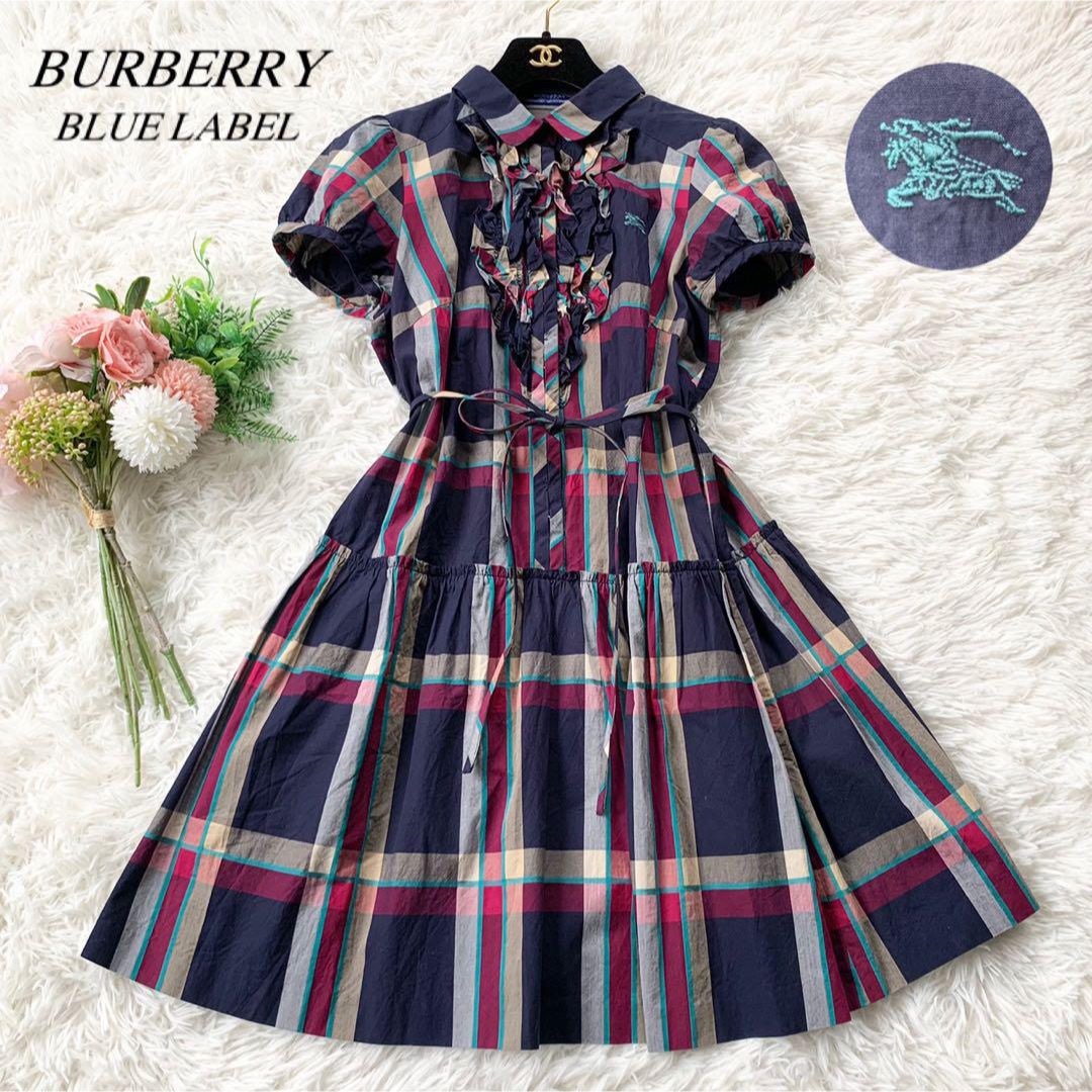 BURBERRYS チェックワンピース 84/92 BURBERRYS チェックワンピース 84