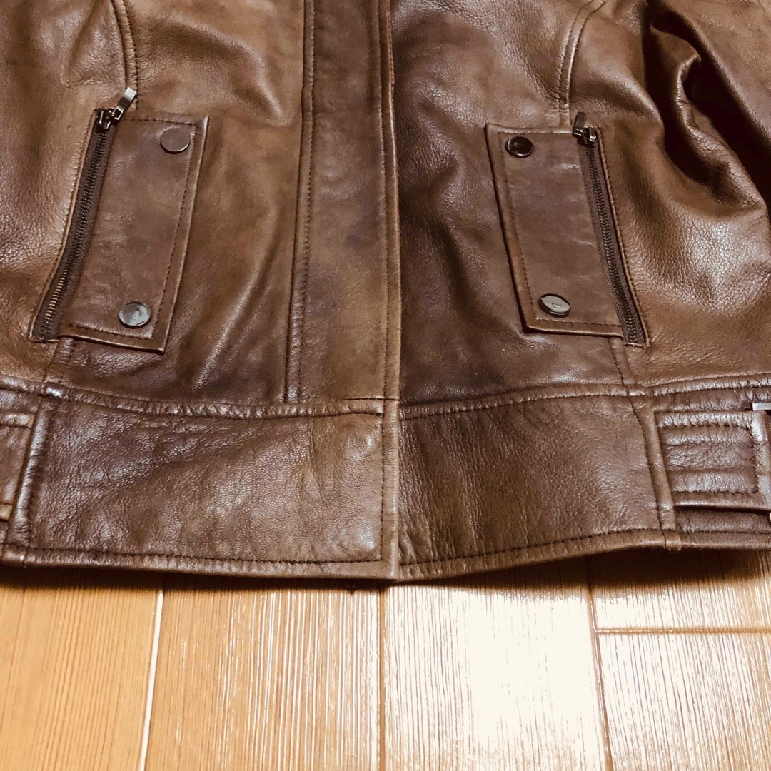 ZARA - ZARA ザラ レディース レザーライダースジャケット Mサイズ