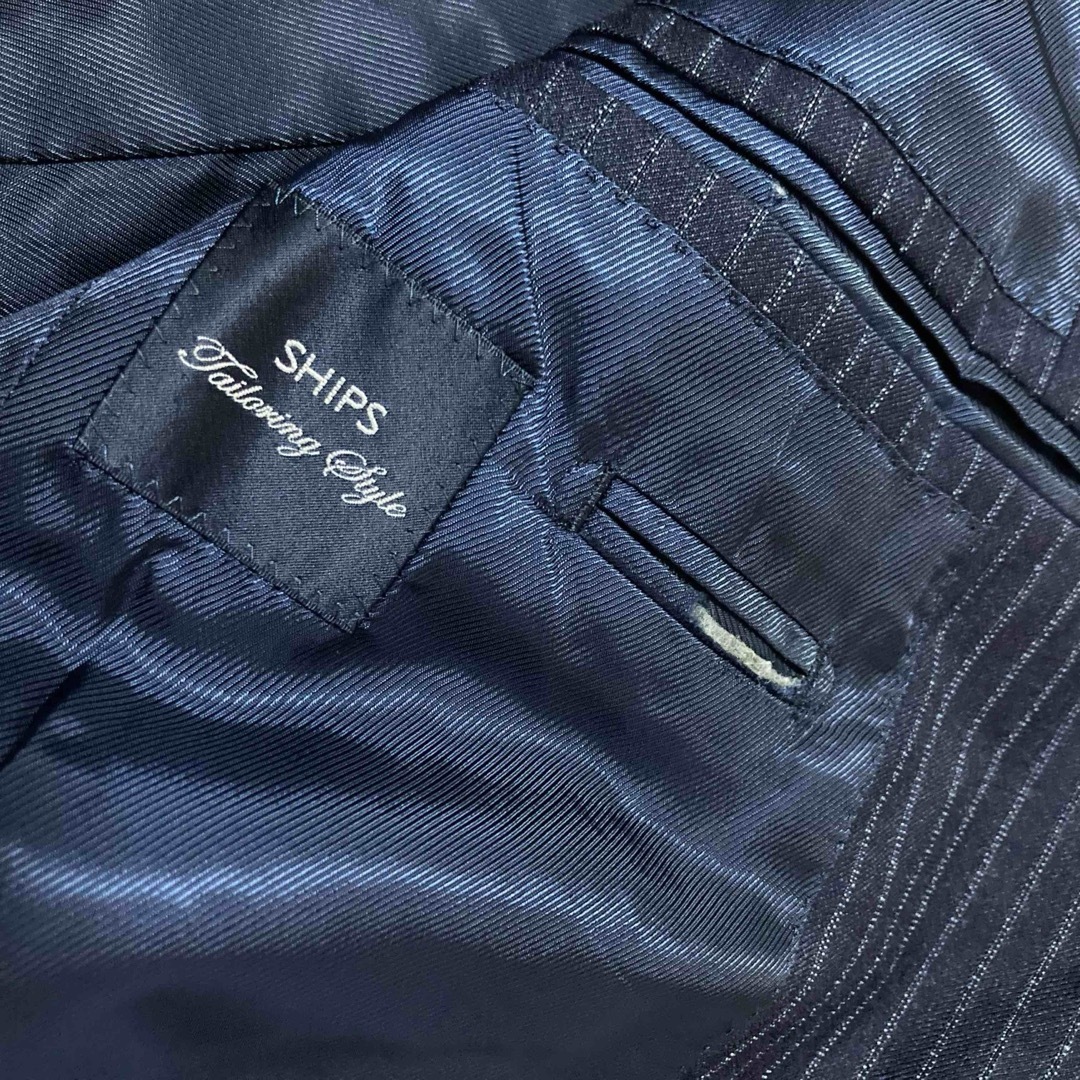 SHIPS - シップス SHIPS 上下セットアップ スーツ パンツ ストライプ