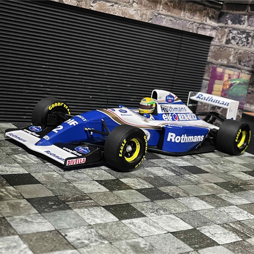 カスタム品 1/18 PMA ウィリアムズ ルノー FW16 アイルトン・セナの