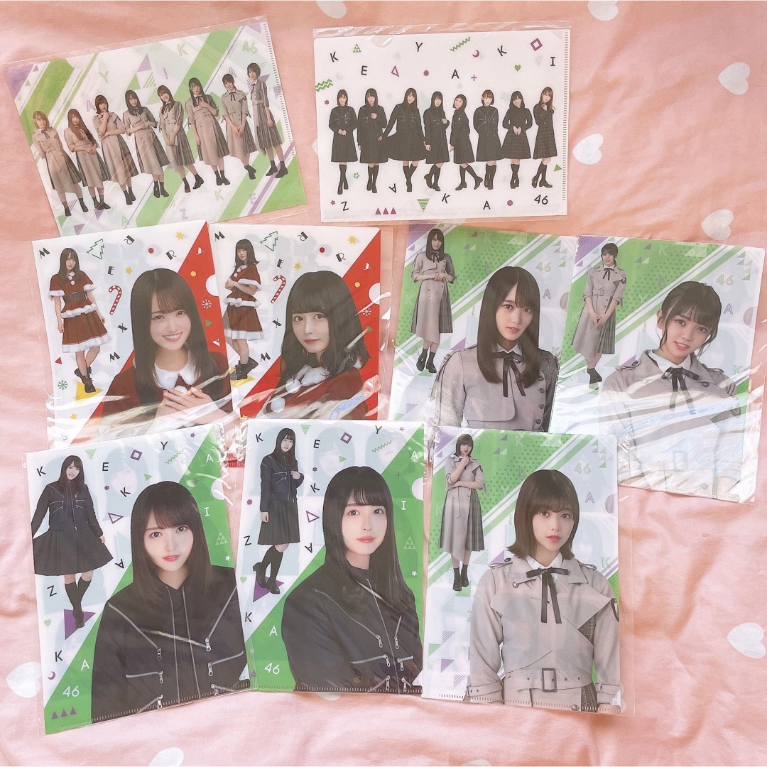 欅坂46(けやき坂46) - 欅坂46 ミニクリアファイル A5サイズ 9枚セット