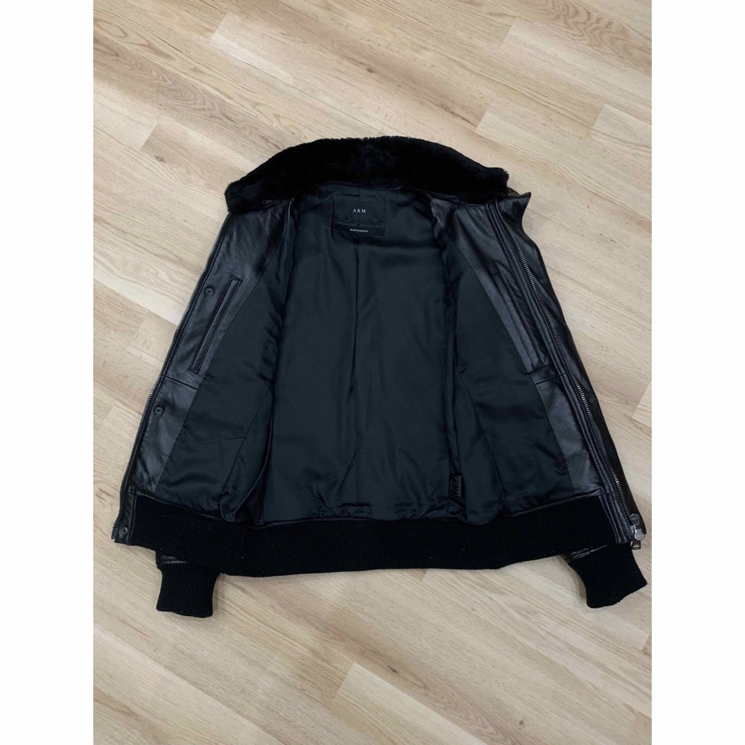AKM - AKM キルティングレザージャケット Sの通販 by 007's shop