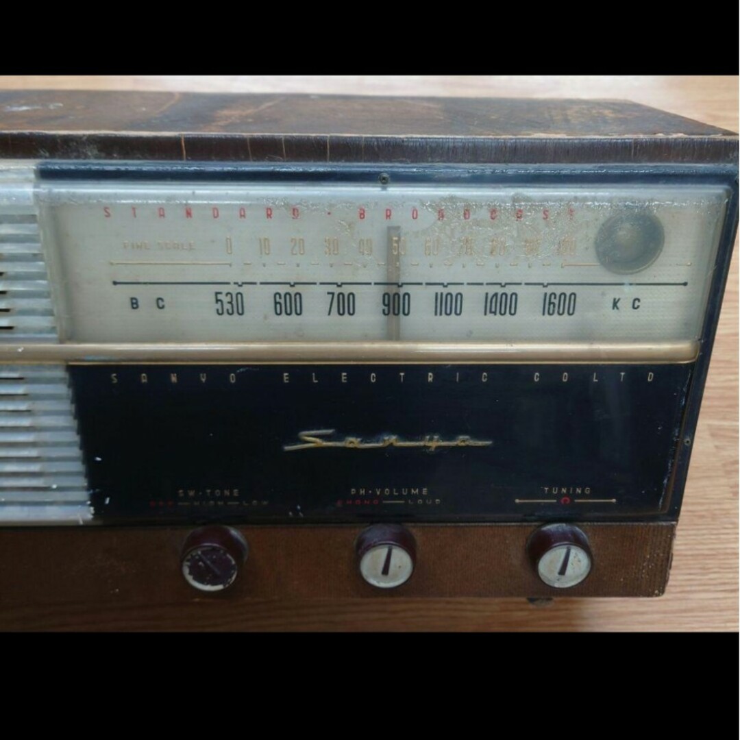 SANYO - 【超希少・昭和レトロ品】SANYO SS-175 真空管ラジオの通販 by