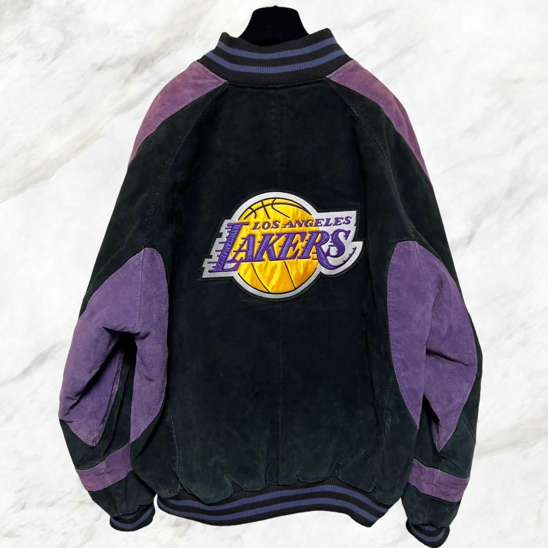 STARTER - 【希少】90s ロサンゼルス レイカーズ NBA jh design 刺繍
