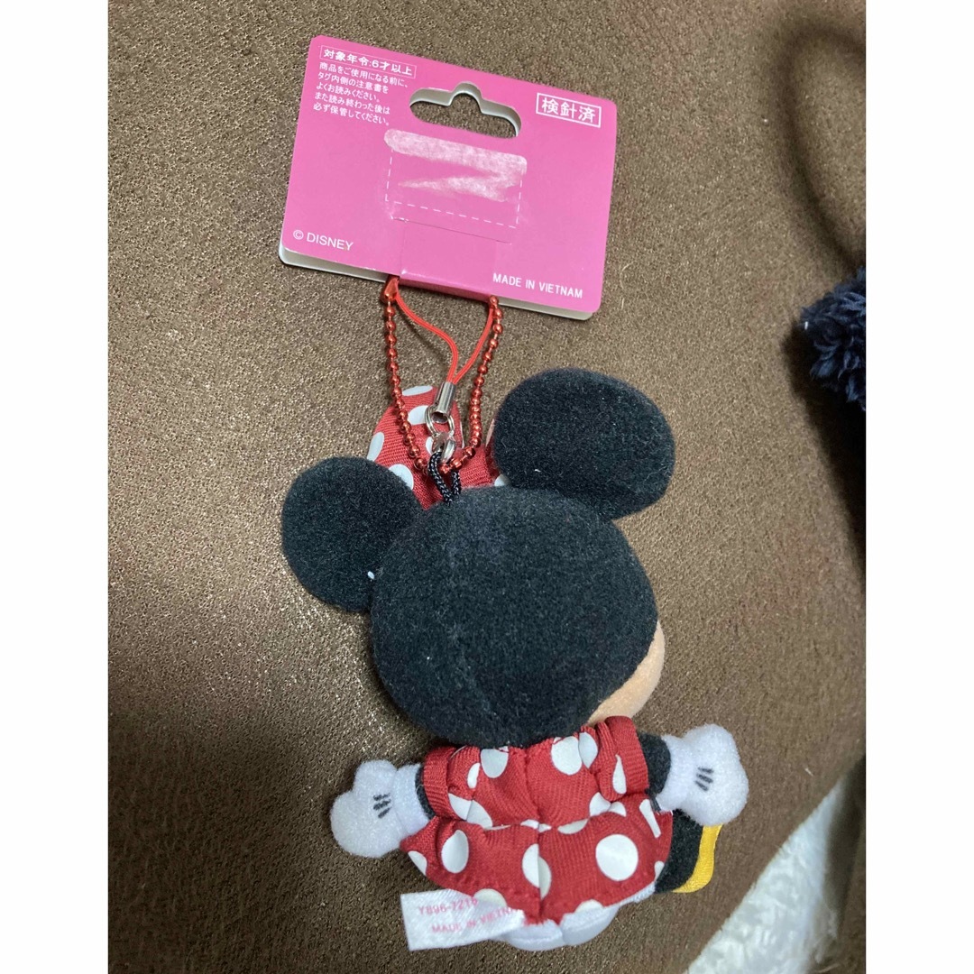 Disney - ディズニー ミニー ストラップ キーチェーン 未使用の通販 by
