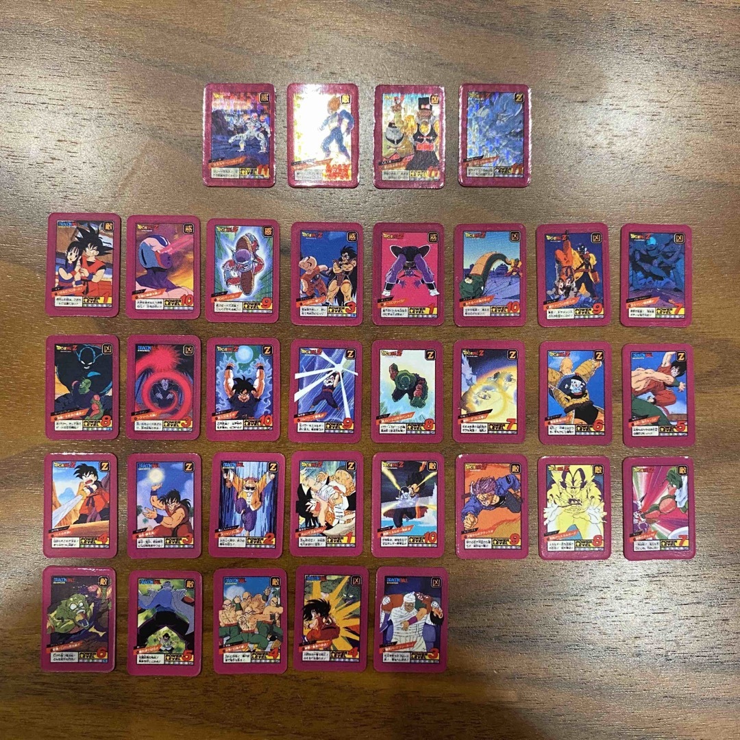 ドラゴンボール - ドラゴンボールZ ミニミニカードダス33枚 90年代