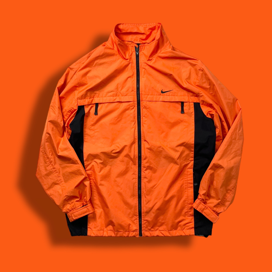NIKE - 00s NIKE ナイキ ヴィンテージナイロンジャケット オレンジ