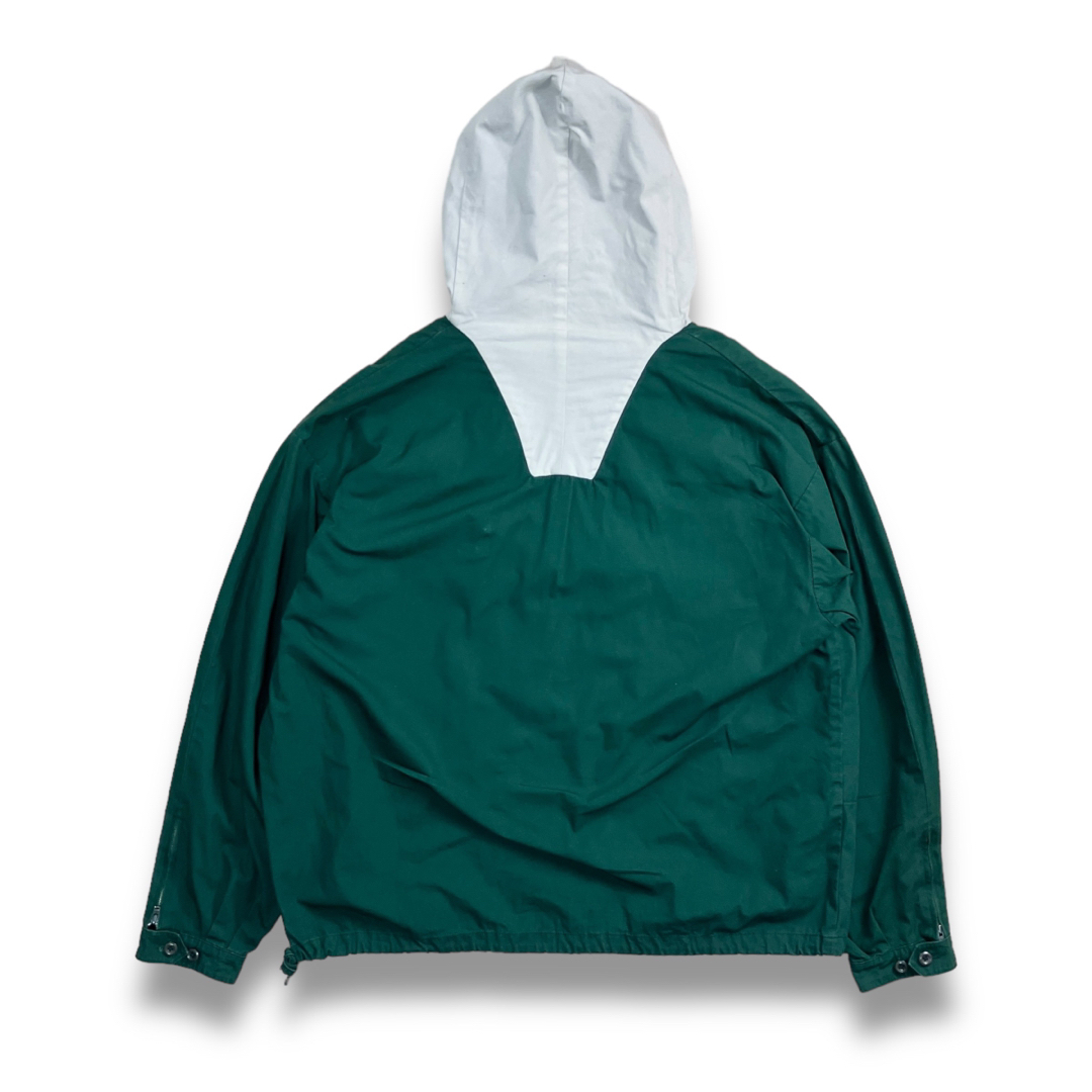 J.Crew - 90s J.CREW ツートンコットンアノラックパーカー ハーフ