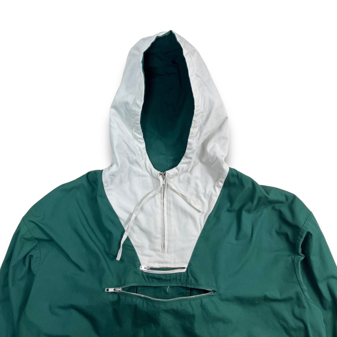 J.Crew - 90s J.CREW ツートンコットンアノラックパーカー ハーフ