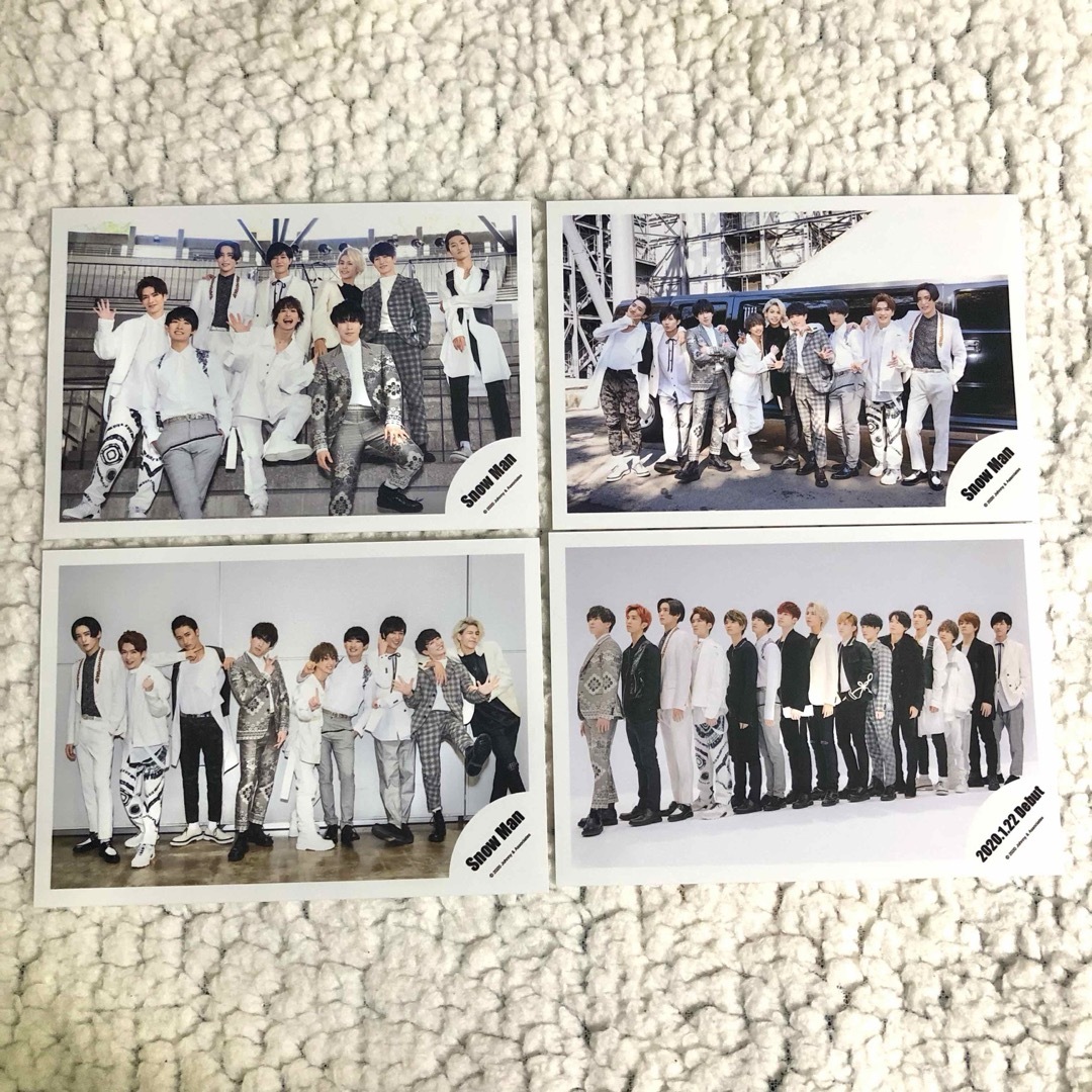 Snow Man - SnowMan CD DVD Blu-ray うちわ 公式写真【未開封品有り