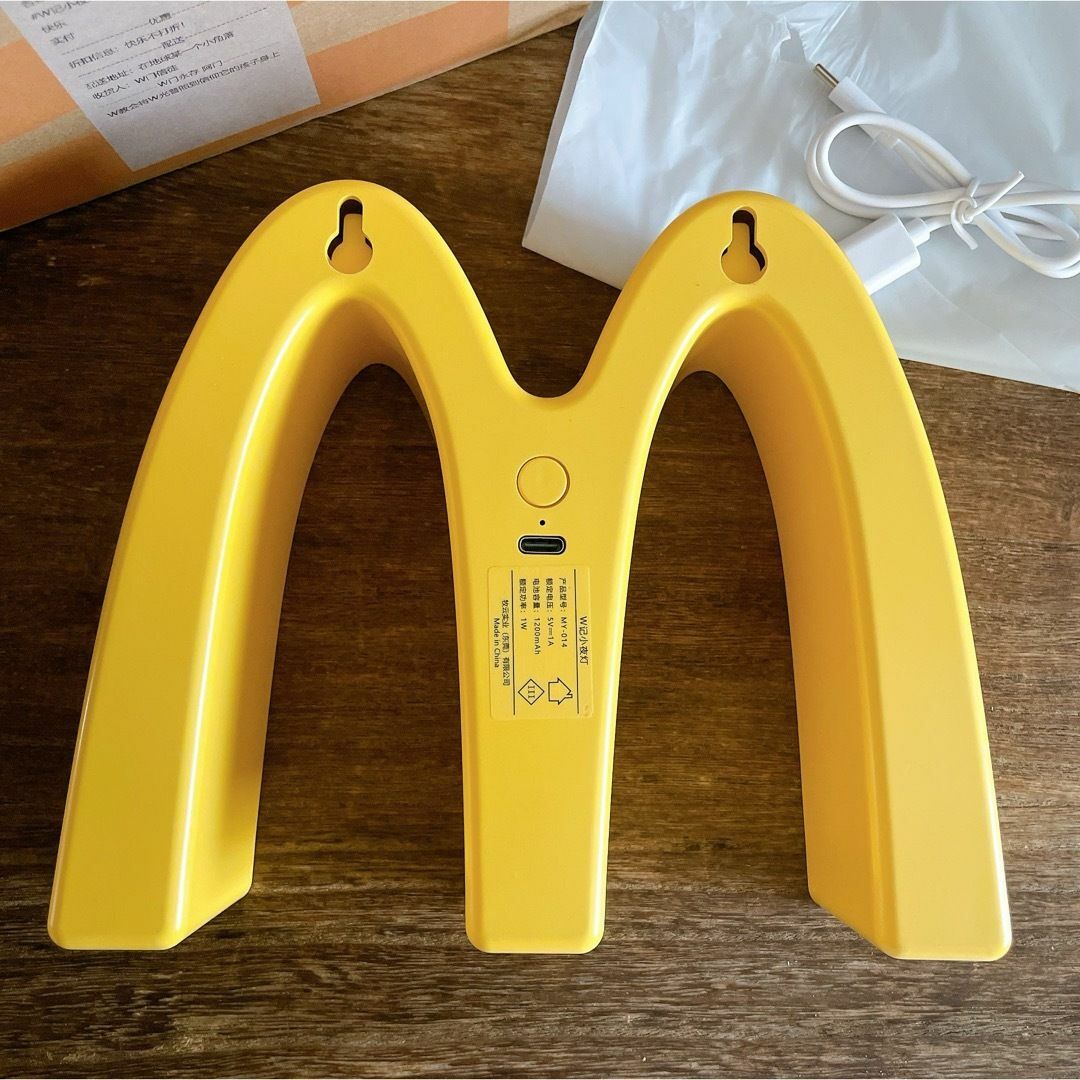 マクドナルド - 新品 マクドナルド マック ライト ゴールデンアーチ