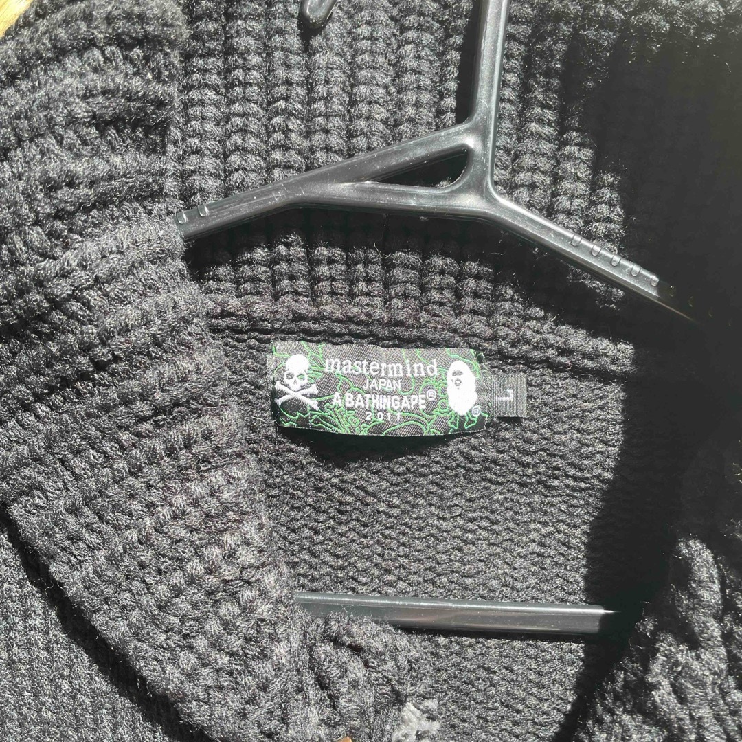 A BATHING APE - A BATHING APE × mastermind カウチンニットの通販 by