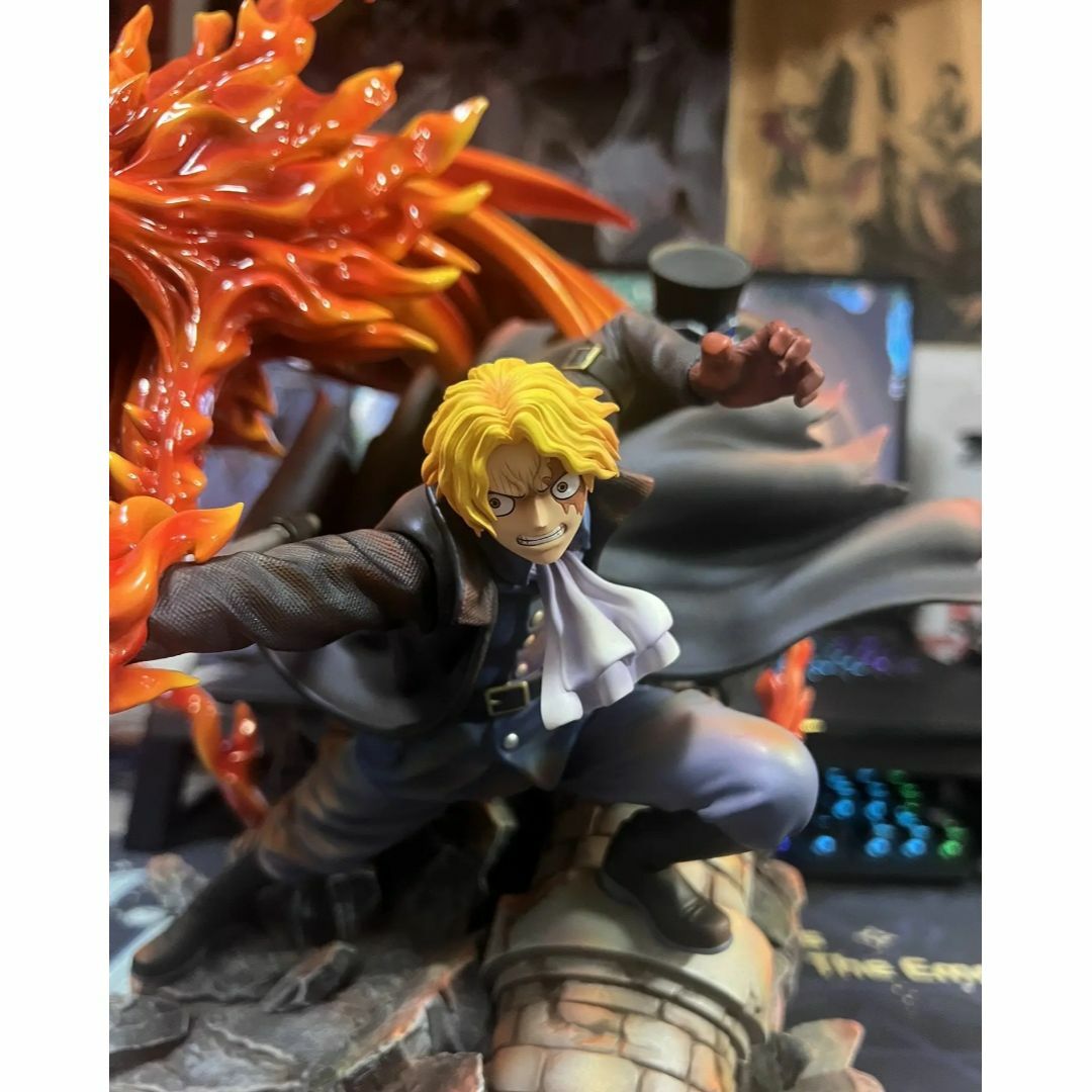 ワンピース 革命軍 サボ ガレージキット フィギュア スタチュー 塗装