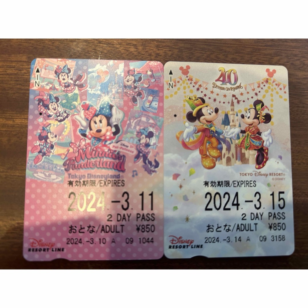 Disney - ディズニー リゾートライン フリーきっぷ 使用済みの通販 by