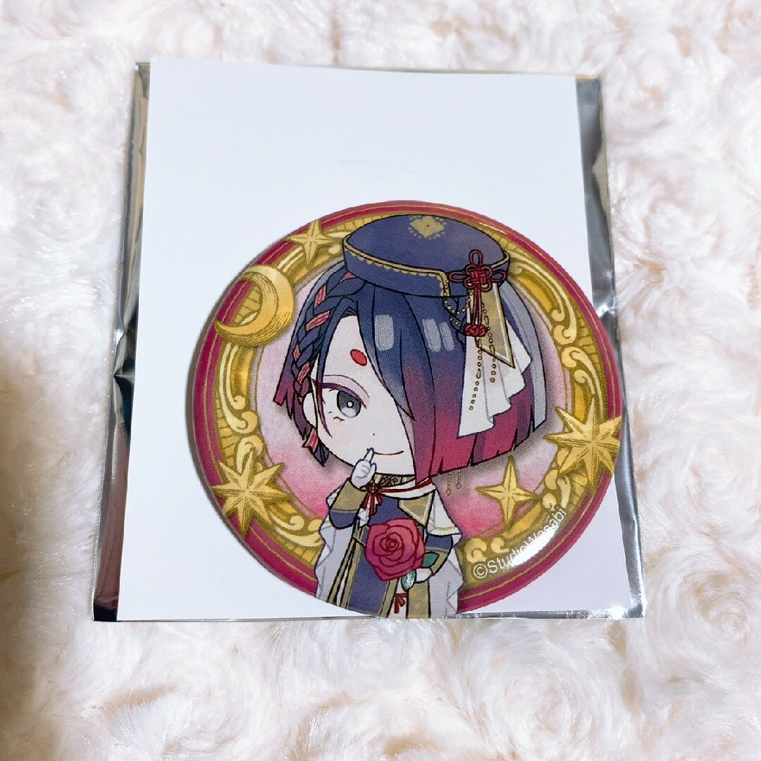 あくねこ ユーハン 缶バッジ 2周年 ミニキャラの通販 by チビこ's shop