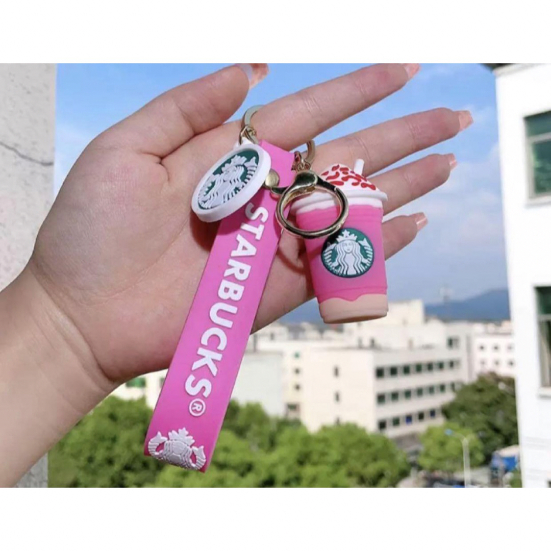 海外限定スタバ キーホルダー フラペチーノ携帯ストラップの通販 by