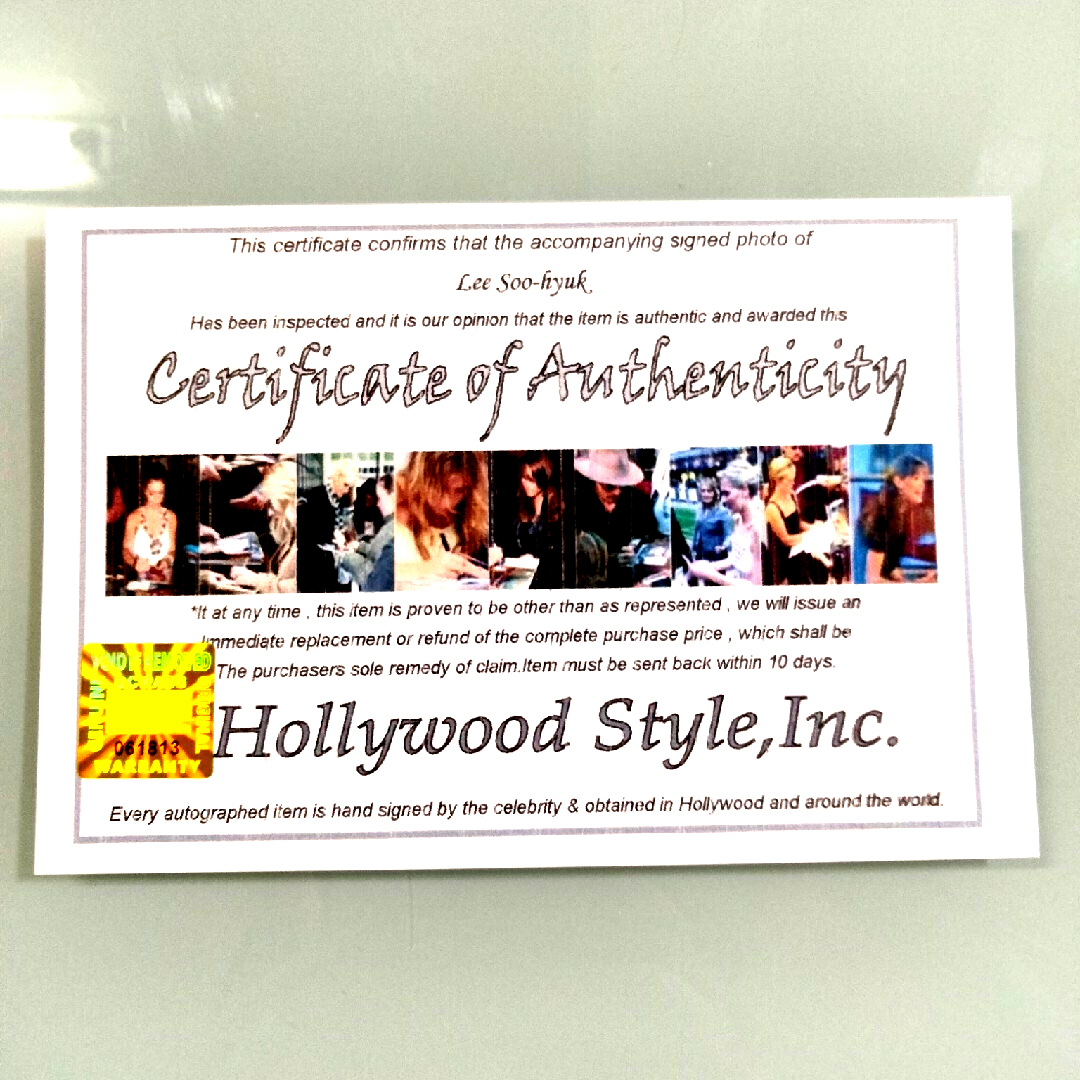 イ・スヒョク直筆サイン入り2Lサイズ写真…Lee Soo-hyuk…明日…の通販 by