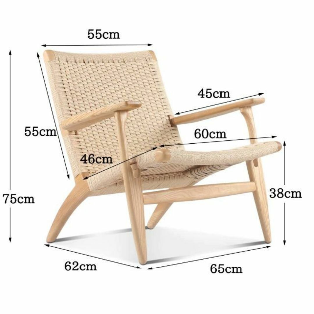 CH25 リビングチェア ラウンジチェア リプロダクト ベージュの通販 by