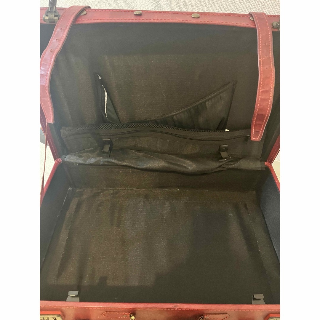 siffler - シフレ ユーラシアトランク レッド 豚革の通販 by ribbon