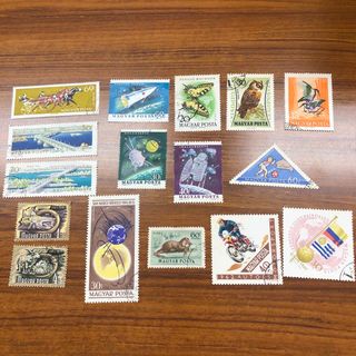海外切手 ☆MAGYAR POSTA ☆ ハンガリー中古品 16枚の通販 by そら's