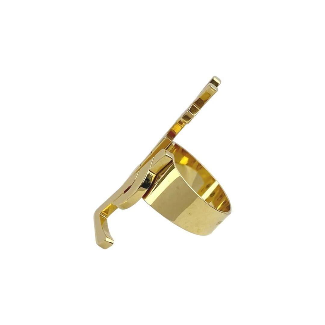 SAINT LAURENT - □美品□ サンローラン ロゴ リング 指輪