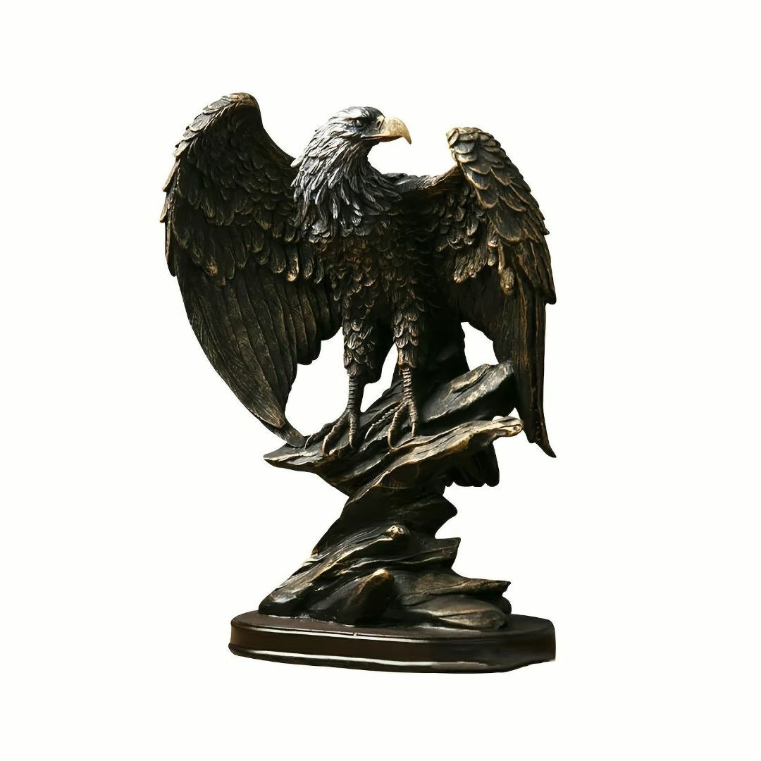 置き物 オブジェ イーグル 鷲 ワシ 羽根 リビング 玄関 書斎 オフィス