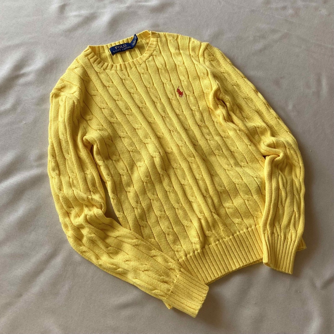 Ralph Lauren - ポロ ラルフローレン ロゴ刺繍 コットン ケーブル