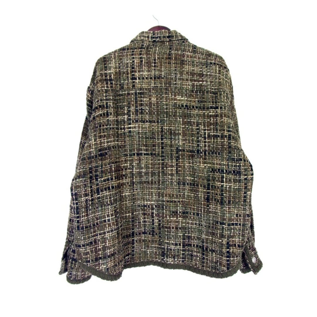 レディメイド READYMADE □ 21AW 【 Tweed Shirt Jacket RE MX KH 00