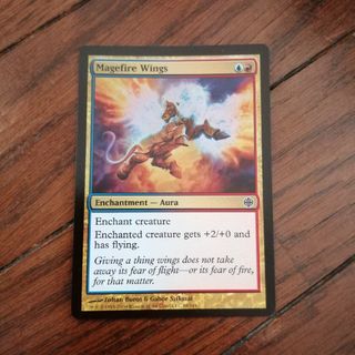 マジック：ザ・ギャザリング - ☆魔術火の翼 Foil 英語1枚の通販 by