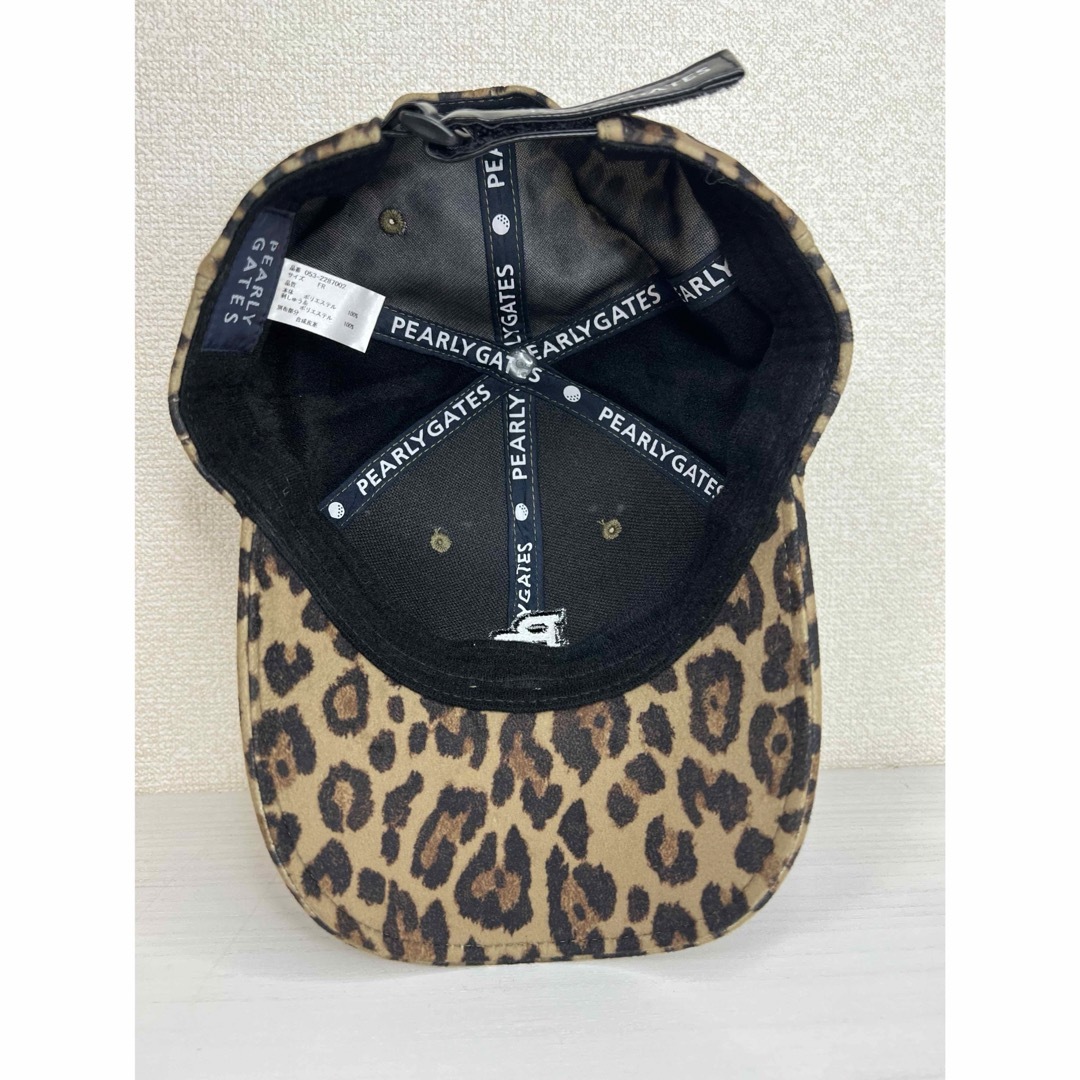 PEARLY GATES - パーリーゲイツ【大人気】レオパードキャップの通販 by