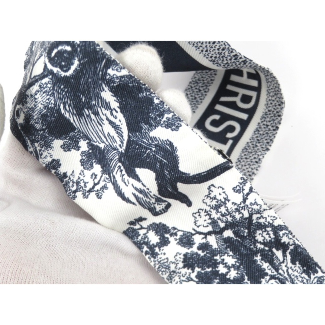 Dior - □美品□ ディオール ミッツァ スカーフ ツイリー ネイビー