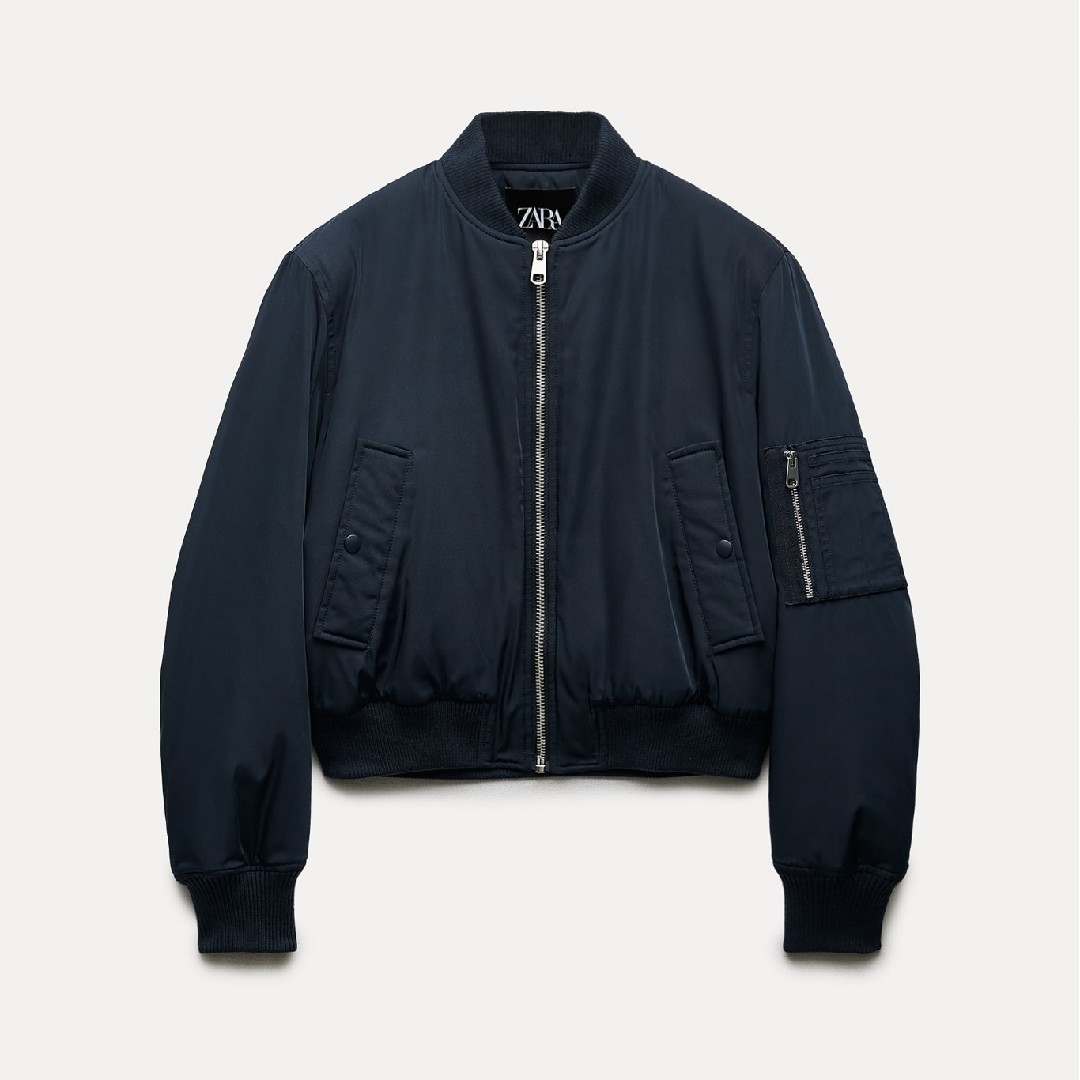 ZARA - ZARA ZW COLLECTION ショート ボンバージャケット Sサイズの