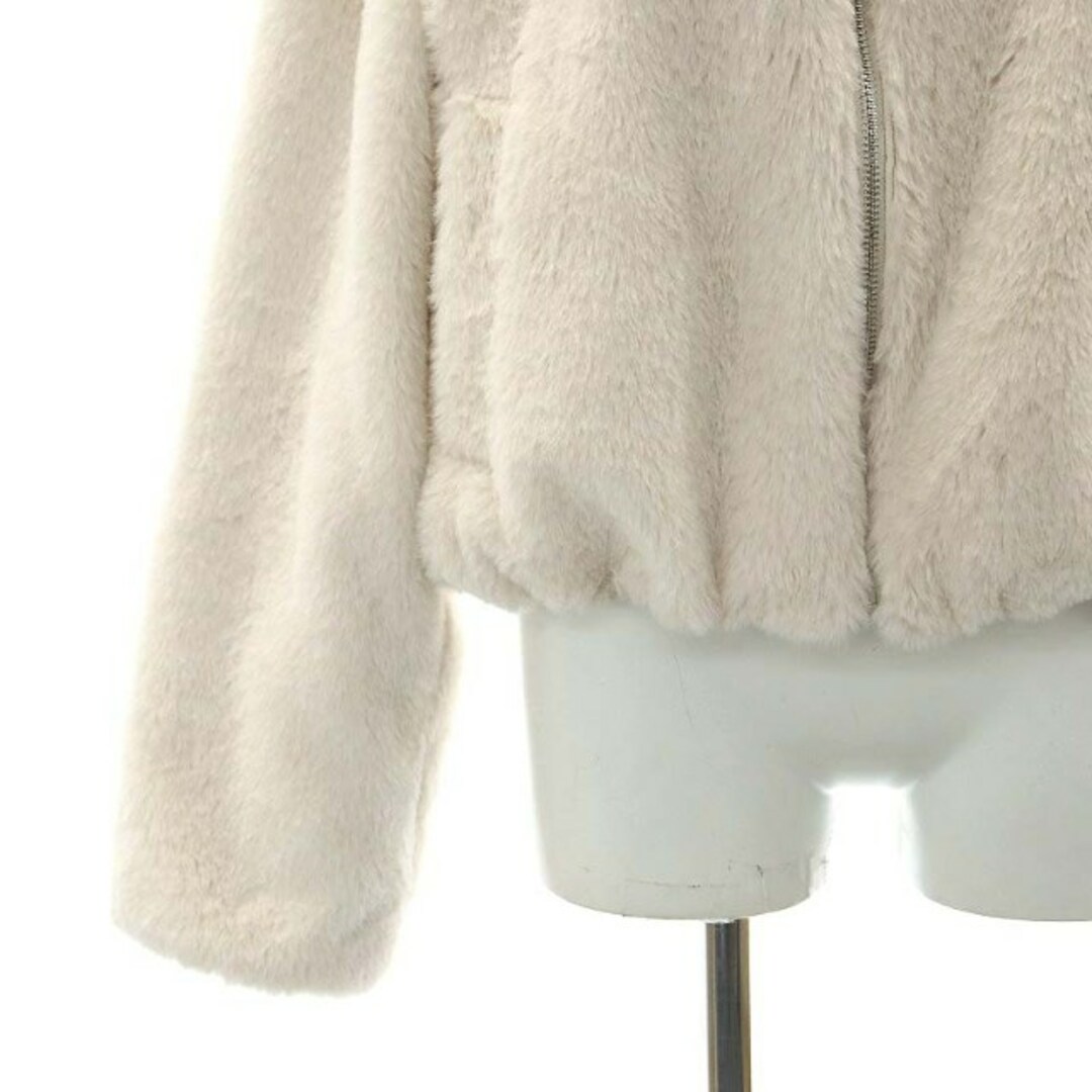 ZARA - ザラ ZARA ジップアップフェイクファージャケット フード S