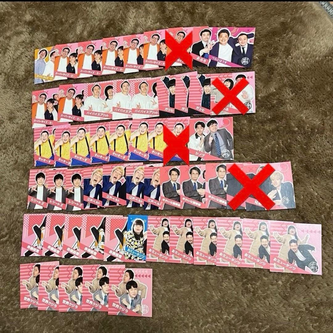 神保町よしもと漫才劇場 3周年記念、4周年記念 所属メンバーステッカー