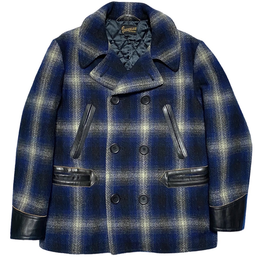 TENDERLOIN - Mサイズ テンダーロイン チェック Pコート ジャケット