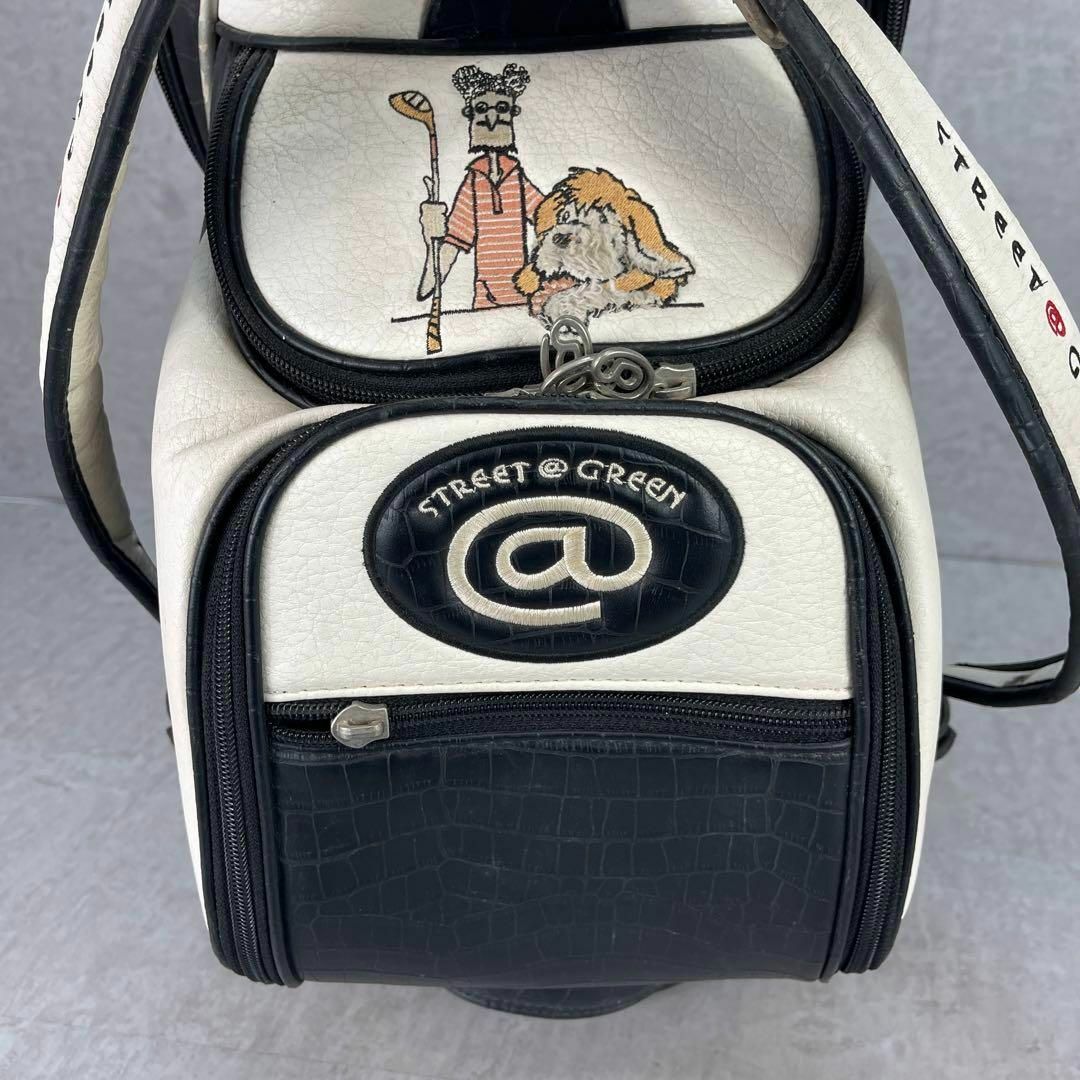 希少 ジャンボ尾崎 Street＠Green キャディバッグ カート 3点式の通販