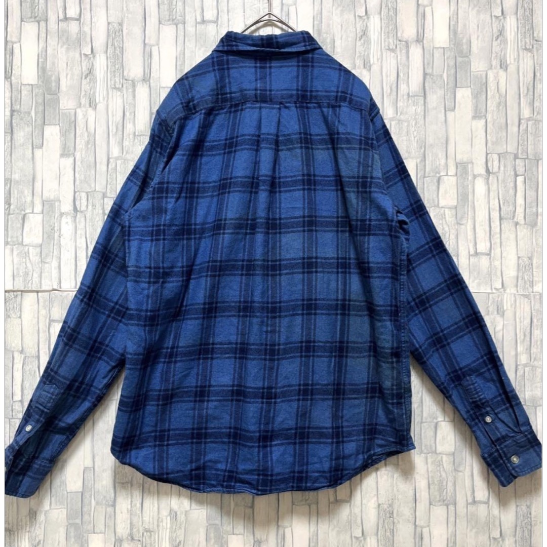 STUSSY - ステューシー ネルシャツ チェック 長袖 刺繍ロゴ ワン