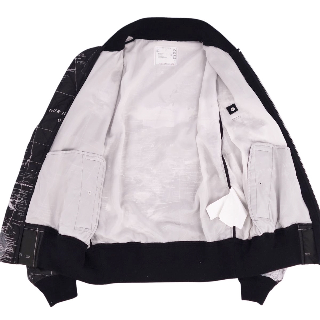 sacai - 美品 サカイ Sacai ジャケット ブルゾン 20SS WORLD MAP