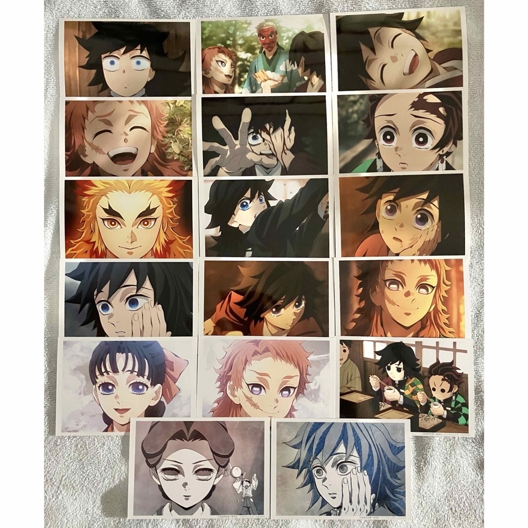 鬼滅の刃 柱稽古編 2話 場面写ブロマイドくじ 14枚+表紙 鬼滅の刃 柱