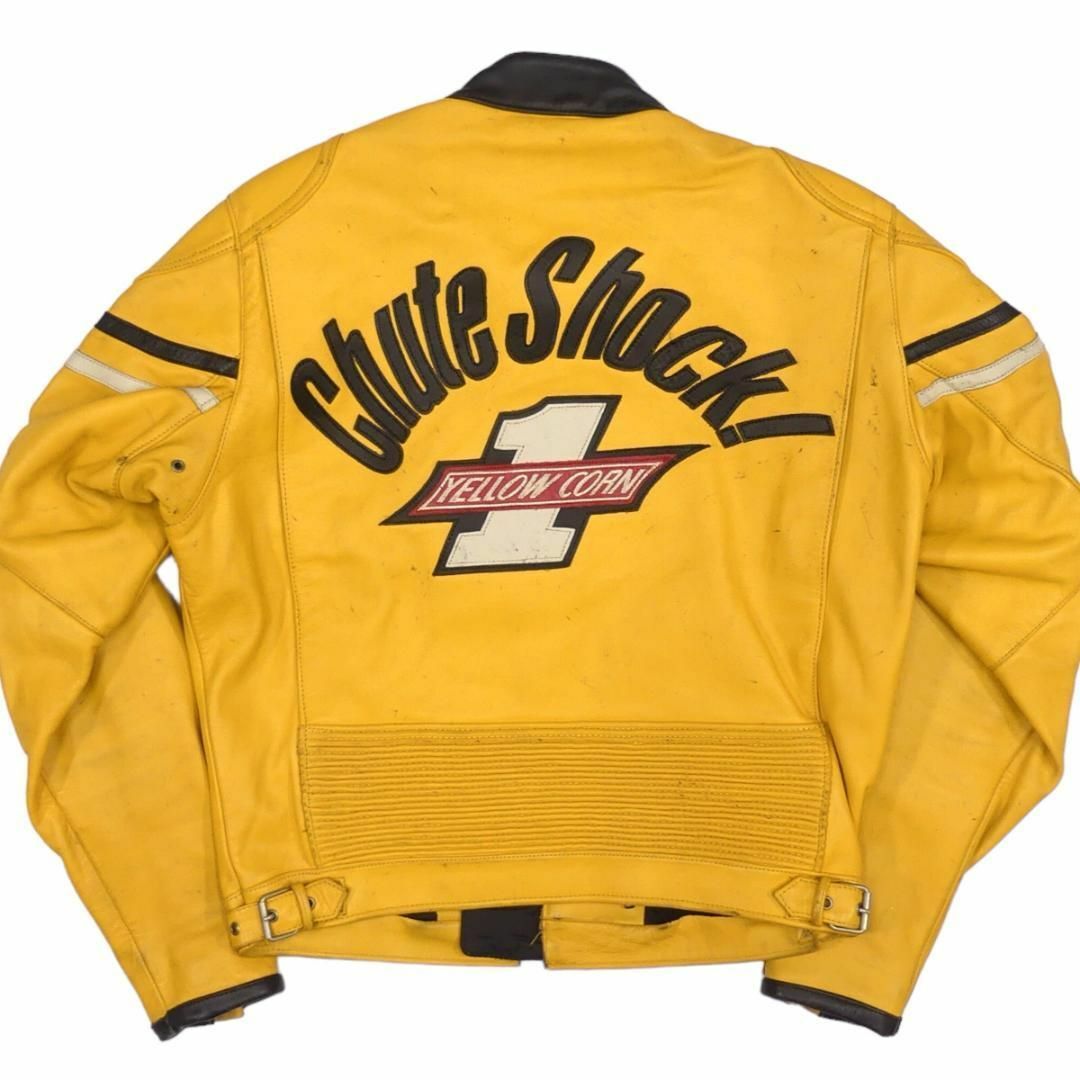 YeLLOW CORN - イエローコーン ライダース ジャケット 本革 シングル